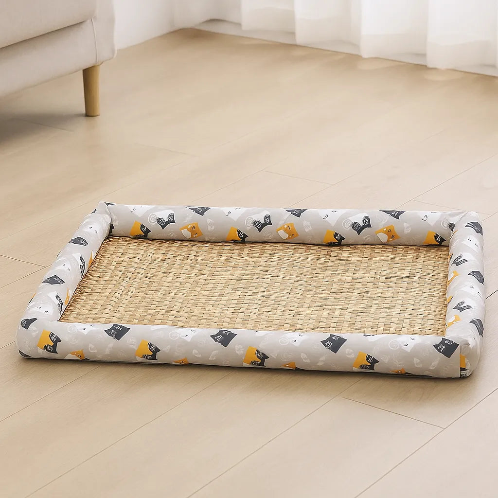 Hundekühlmatte | Atmungsaktives Hundebett für Sommer &amp; Entspannung