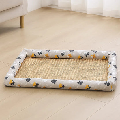 Hundekühlmatte | Atmungsaktives Hundebett für Sommer &amp; Entspannung