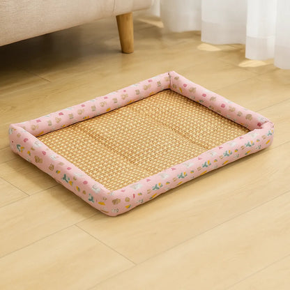 Hundekühlmatte | Atmungsaktives Hundebett für Sommer &amp; Entspannung