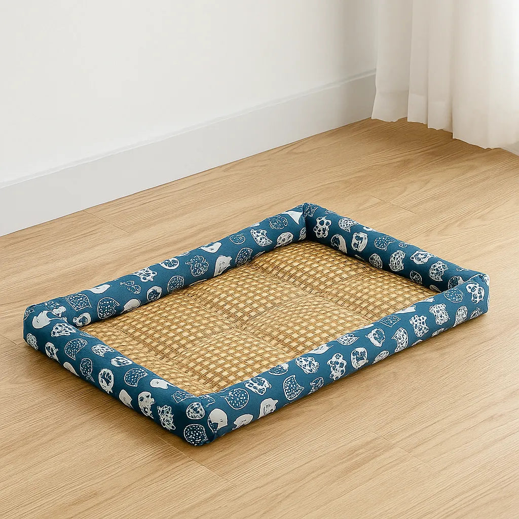 Hundekühlmatte | Atmungsaktives Hundebett für Sommer &amp; Entspannung