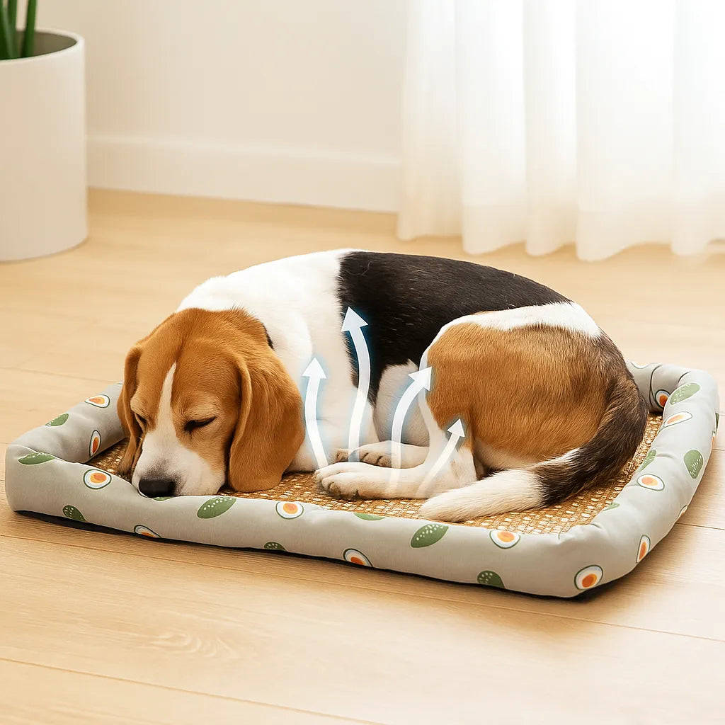 Hundekühlmatte | Atmungsaktives Hundebett für Sommer &amp; Entspannung