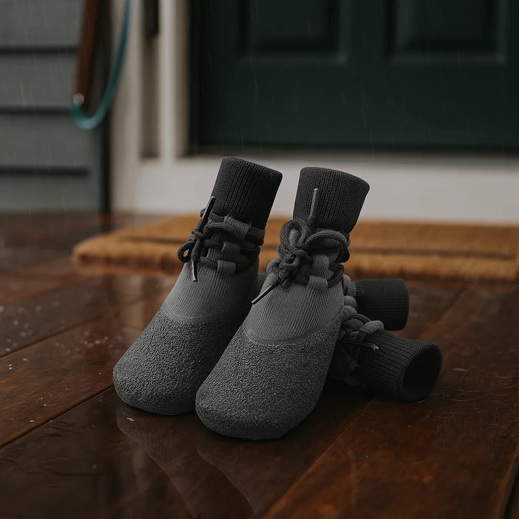 Rutschfeste Hundesocken (4er Set) – Pfotenschutz Indoor &amp; Outdoor