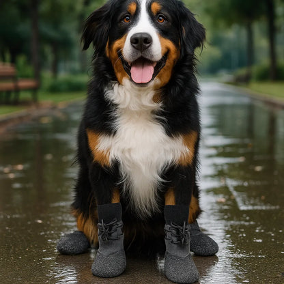 Rutschfeste Hundesocken (4er Set) – Pfotenschutz Indoor &amp; Outdoor