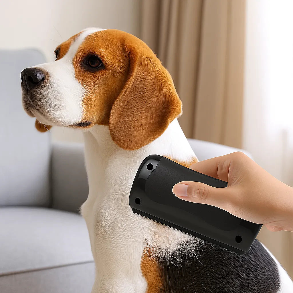 Hunde &amp; Katzen Fellbürste gegen Unterwolle &amp; Haaren – Effiziente Tierhaarentfernung