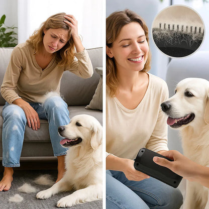 Hunde &amp; Katzen Fellbürste gegen Unterwolle &amp; Haaren – Effiziente Tierhaarentfernung