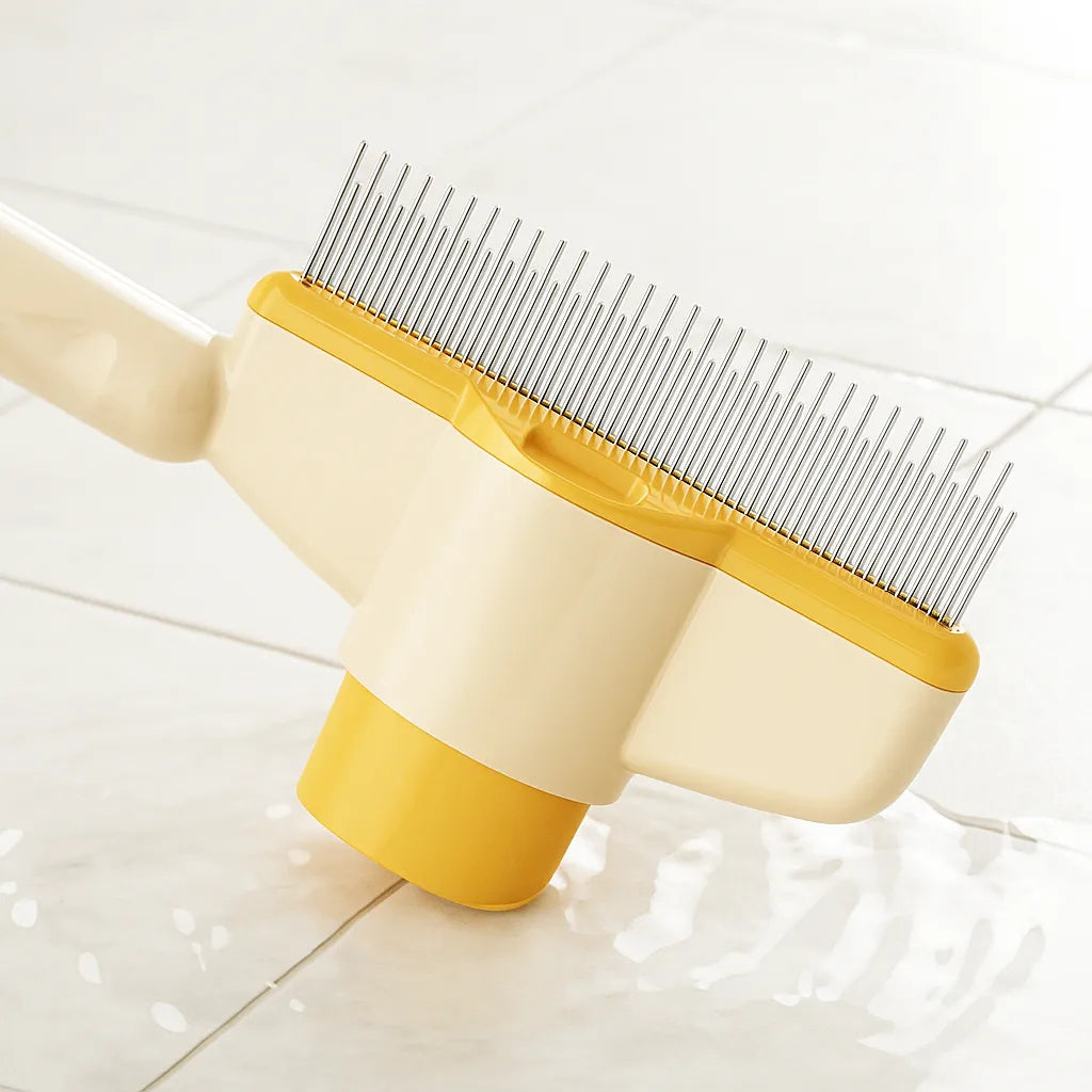 Katzenbürste | Sanfte Enthaarungsbürste für glänzendes Fell &amp; weniger Haare