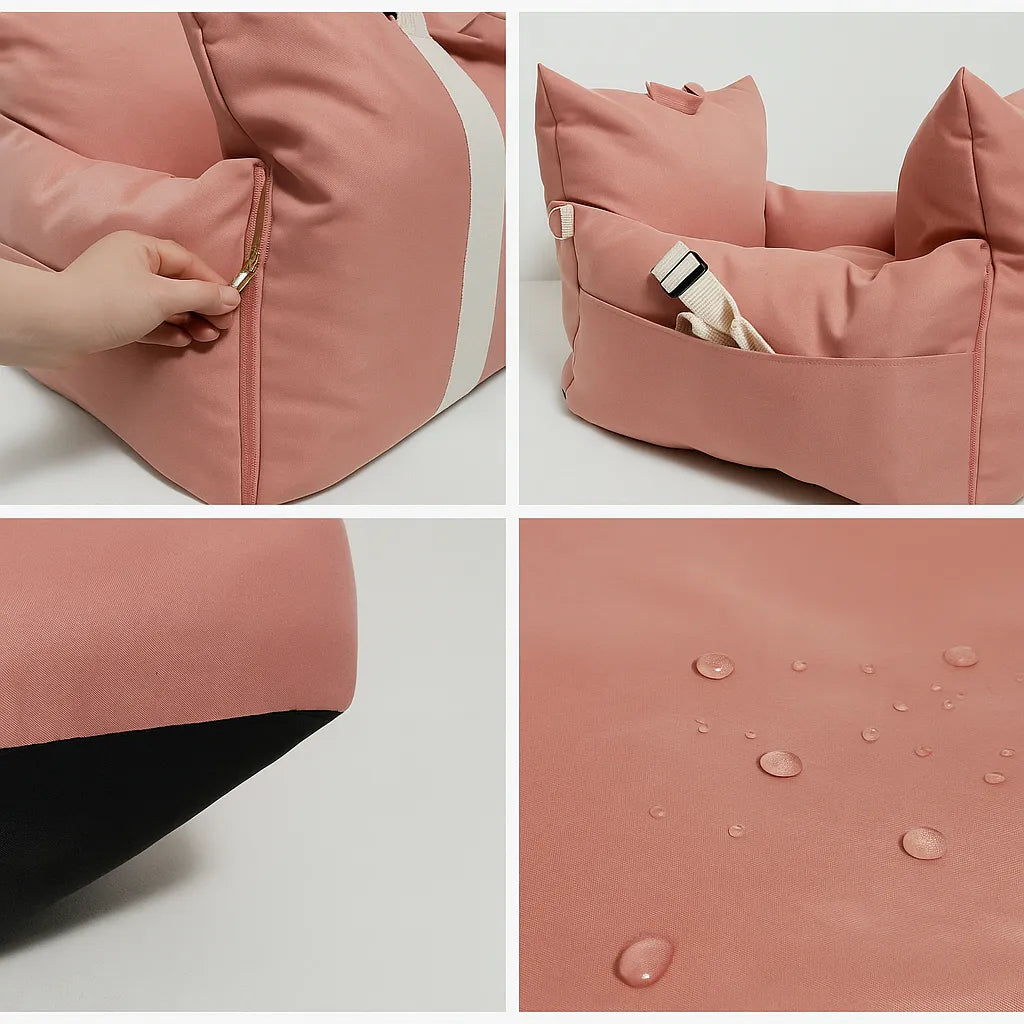 Auto-Hundesitz &amp; Transporttasche – Wasserfest &amp; Rutschfest