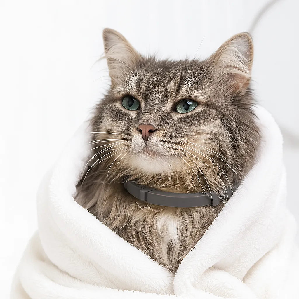 Beruhigungshalsband Hund &amp; Katze – Anti-Stress mit Lavendel &amp; Kamille