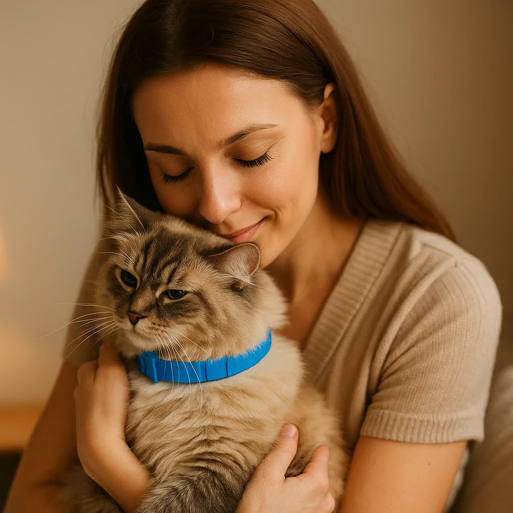 Beruhigungshalsband Hund &amp; Katze – Anti-Stress mit Lavendel &amp; Kamille