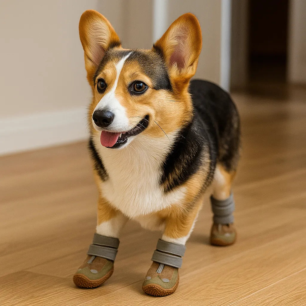 Hundeschuhe Wasserdicht &amp; Rutschfest – Pfotenschutz mit Reflektoren