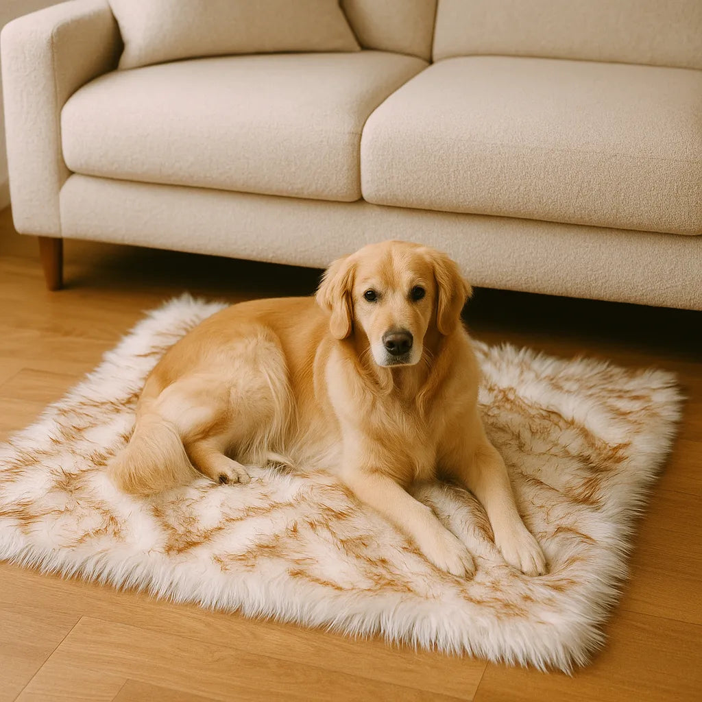 Plüsch Hundedecke &amp; Katzenmatte – Weich, warm &amp; rutschfest für Sofa, Bett &amp; Boden