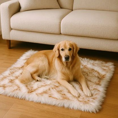 Plüsch Hundedecke &amp; Katzenmatte – Weich, warm &amp; rutschfest für Sofa, Bett &amp; Boden