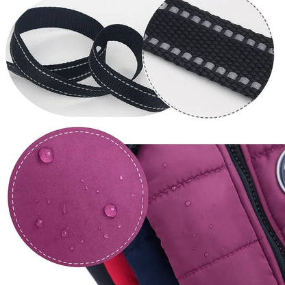 Winterhundejacke mit Geschirr – Warm &amp; Sicher | Für kleine &amp; große Hunde