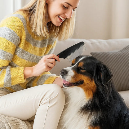 Flohkamm für Hunde &amp; Katzen – Sanfte Fellpflege gegen Parasiten