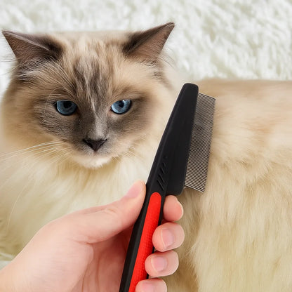 Flohkamm für Hunde &amp; Katzen – Sanfte Fellpflege gegen Parasiten