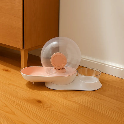 Trinkbrunnen Ohne Strom für Katzen &amp; Hunde – Automatisch Frischwasser