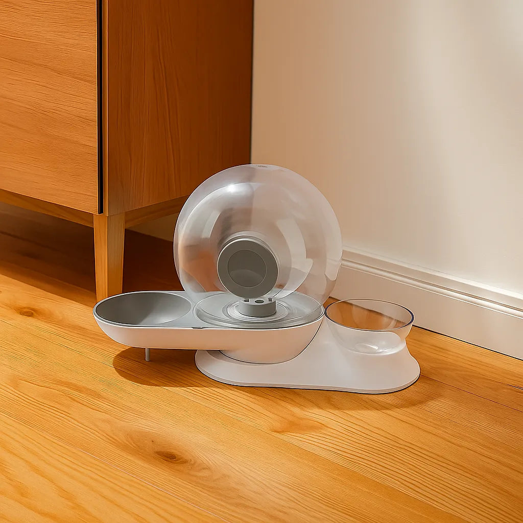 Trinkbrunnen Ohne Strom für Katzen &amp; Hunde – Automatisch Frischwasser