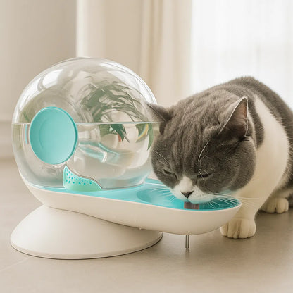 Trinkbrunnen Ohne Strom für Katzen &amp; Hunde – Automatisch Frischwasser