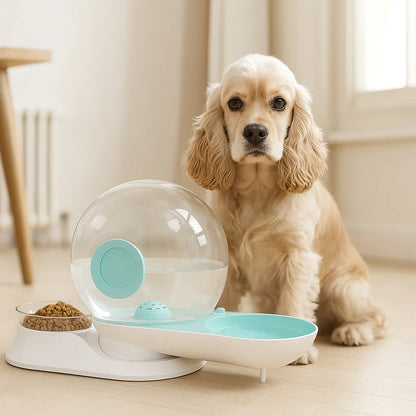 Trinkbrunnen Ohne Strom für Katzen &amp; Hunde – Automatisch Frischwasser