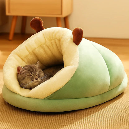 Katzenbett flauschig &amp; weich | Waschbares Kuschelkissen für Katzen