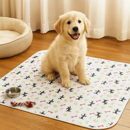 Waschbare Hundepipi-Matte – Wiederverwendbar &amp; saugstark | Welpenunterlage