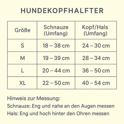 Hundehalfter gegen Ziehen – Verstellbar mit Leine für Gassi gehen