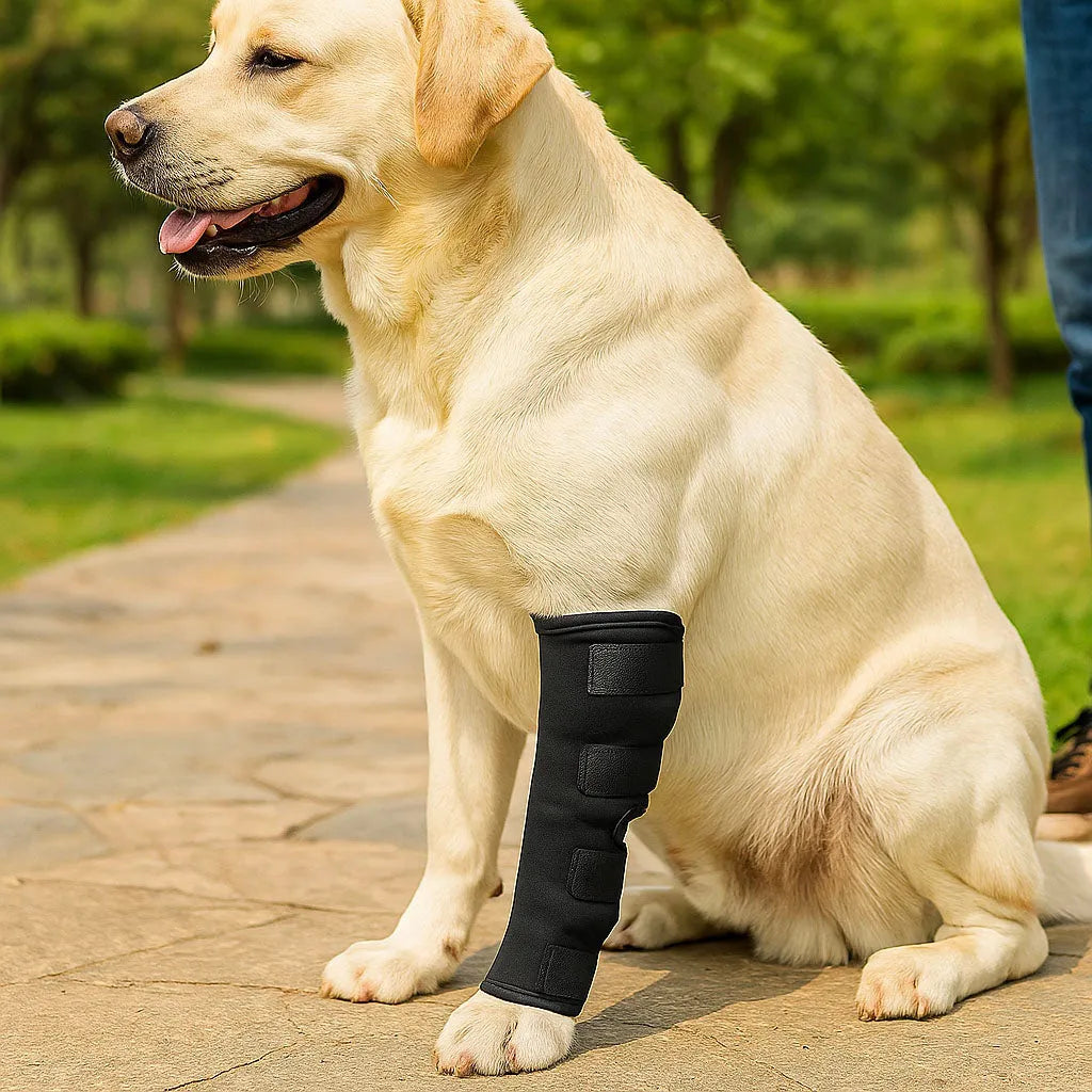 Doppelte Kniebandage für Hunde – Stabilität &amp; Schutz bei Gelenkproblemen