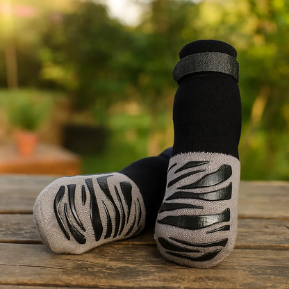 Hundesocken Anti-Rutsch - Wasserdichter Pfotenschutz für drinnen &amp; draußen