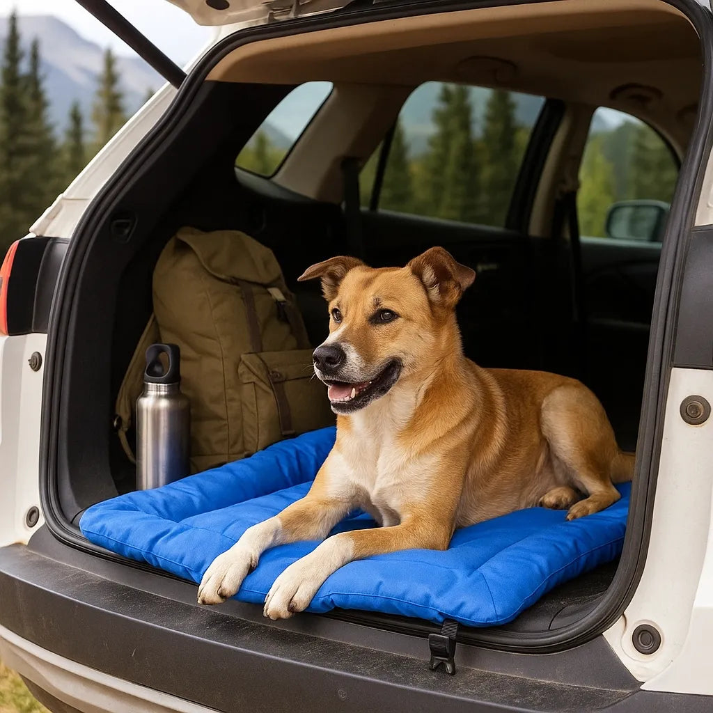 Hundebett Outdoor | Wasserdichte Reisematte faltbar &amp; waschbar