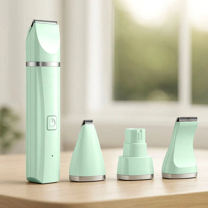Haustiertrimmer 4in1 leise | Für Pfoten, Fell &amp; Nägel von Hund &amp; Katze