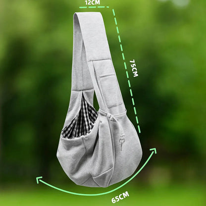 Tragetasche Baumwolle - Weich &amp; sicher für Katzen &amp; kleine Hunde