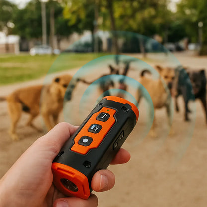 Ultraschall Hundetrainingsgerät - Leise Anti-Bell-Hilfe wiederaufladbar