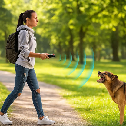 Ultraschall Hundetrainingsgerät - Leise Anti-Bell-Hilfe wiederaufladbar