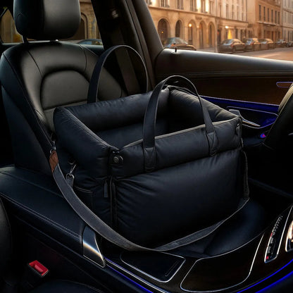 Hundeautositz &amp; Reisebett - Sicherer &amp; bequemer Transport für Hunde