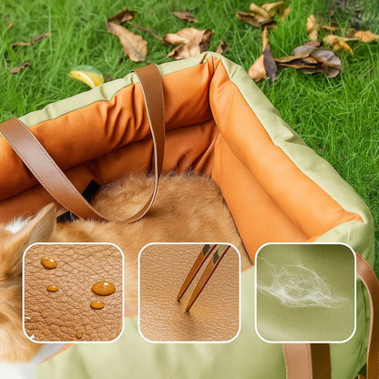 Hundeautositz &amp; Reisebett - Sicherer &amp; bequemer Transport für Hunde