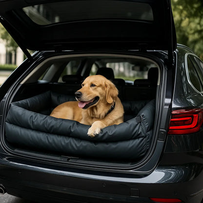 Deluxe Hundereisebett &amp; Autositz – Extra groß für sicheren Transport