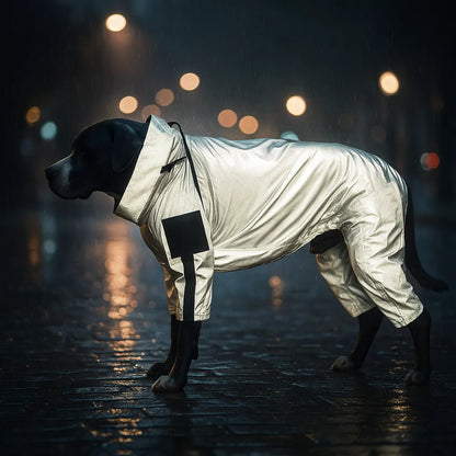 Wasserdichte Hundejacke – Reflektierender Regenmantel für Tag &amp; Nacht