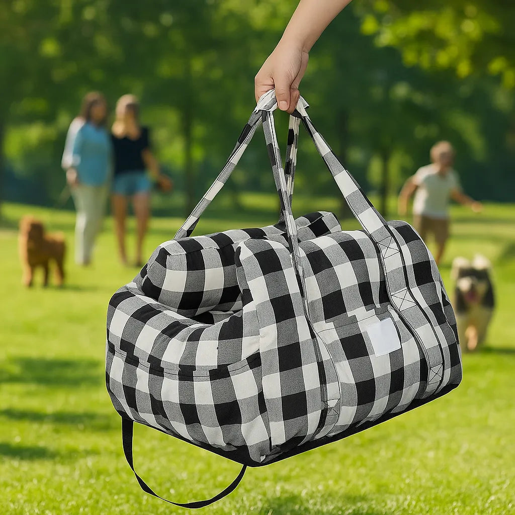 Auto-Hundesitz &amp; Transporttasche – Wasserfest &amp; Rutschfest