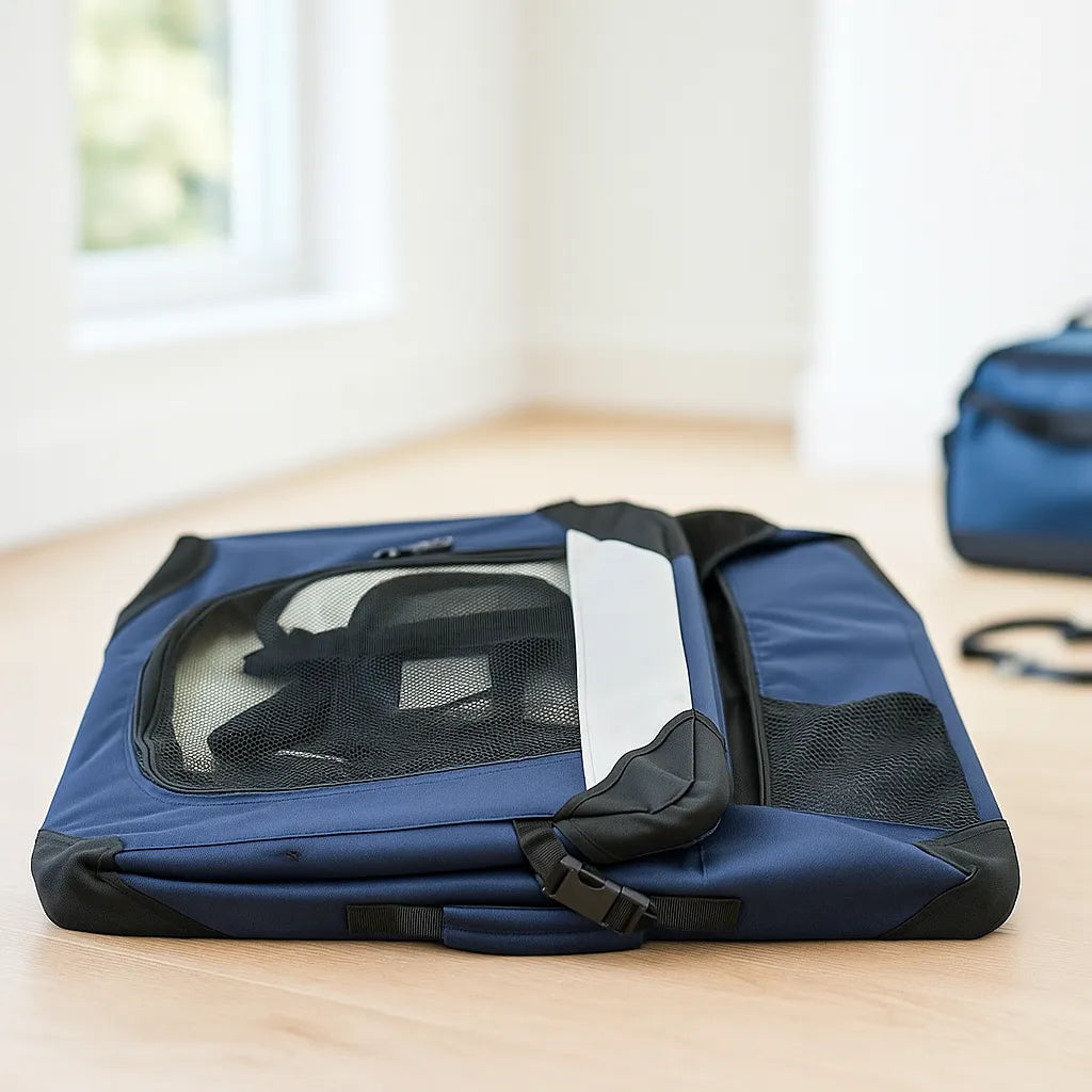 Faltbare Hundebox &amp; Transporttasche - Sicher &amp; komfortabel für Reisen