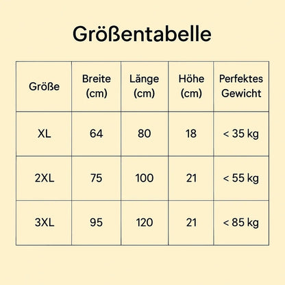 Hundebett mit Rand - Kuscheliges Hundekissen mit erhöhter Kopfstütze