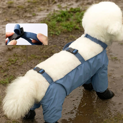 Hunde-Overall wasserdicht – Schmutz- &amp; Schlammschutz für die Pfoten