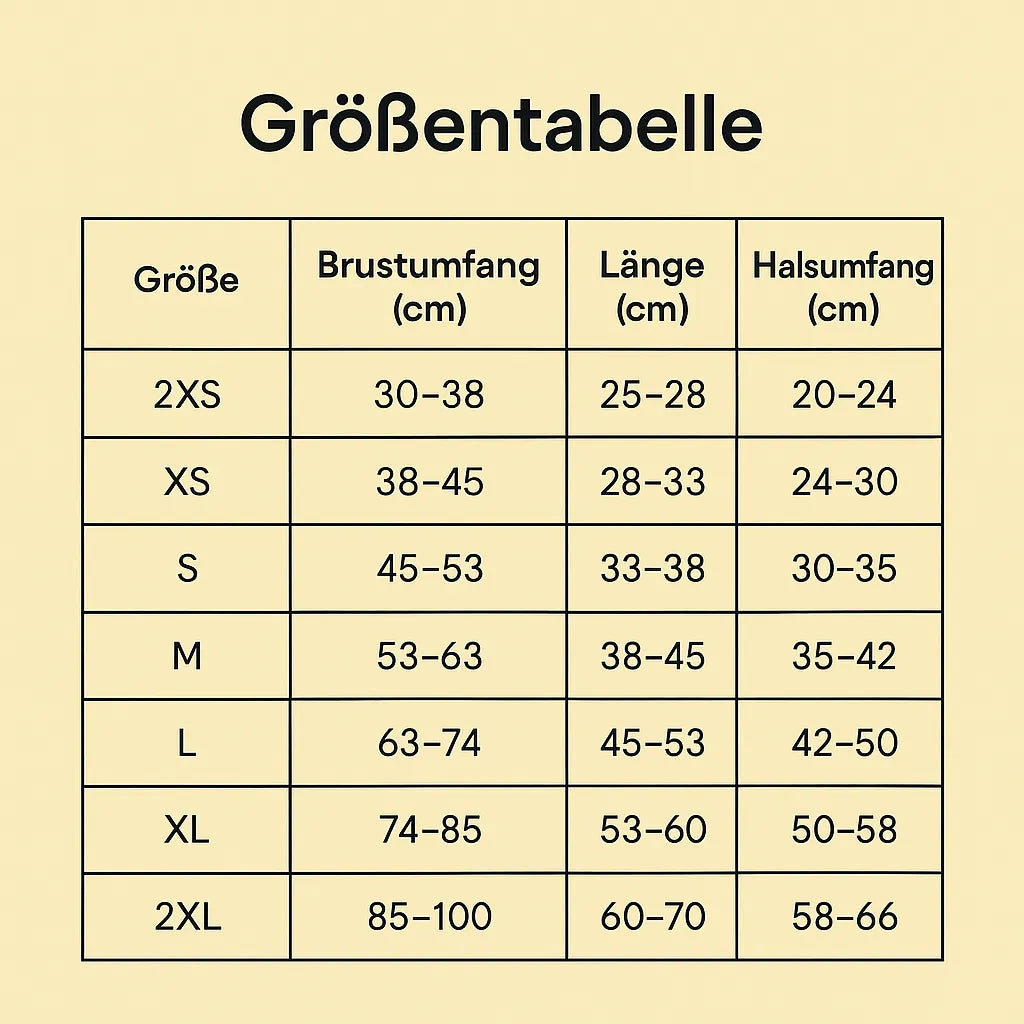Wasserdichte Hundejacke | Wintermantel warm gefüttert