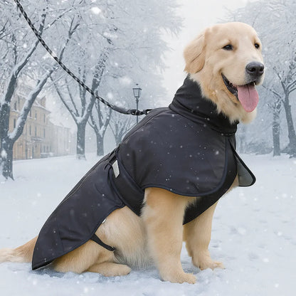 Winter Hundemantel | Wasserdicht &amp; warm für mittelgroße &amp; große Hunde