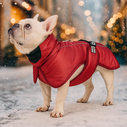 Winter Hundemantel | Wasserdicht &amp; warm für mittelgroße &amp; große Hunde
