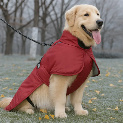 Winter Hundemantel | Wasserdicht &amp; warm für mittelgroße &amp; große Hunde