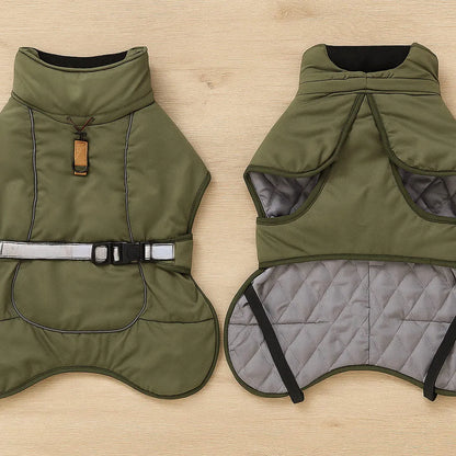 Winter Hundemantel | Wasserdicht &amp; warm für mittelgroße &amp; große Hunde