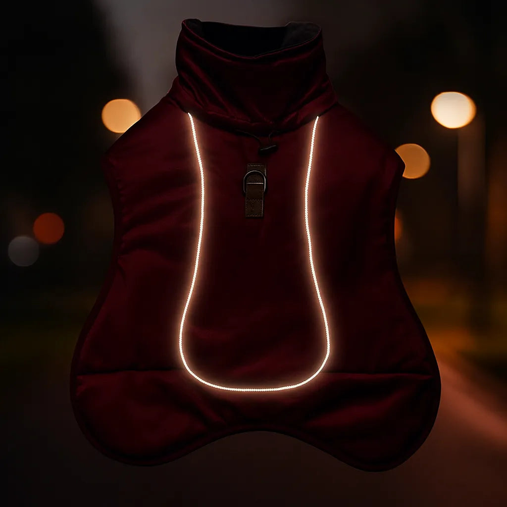 Winter Hundemantel | Wasserdicht &amp; warm für mittelgroße &amp; große Hunde