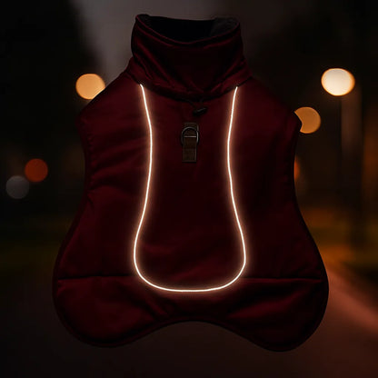 Winter Hundemantel | Wasserdicht &amp; warm für mittelgroße &amp; große Hunde