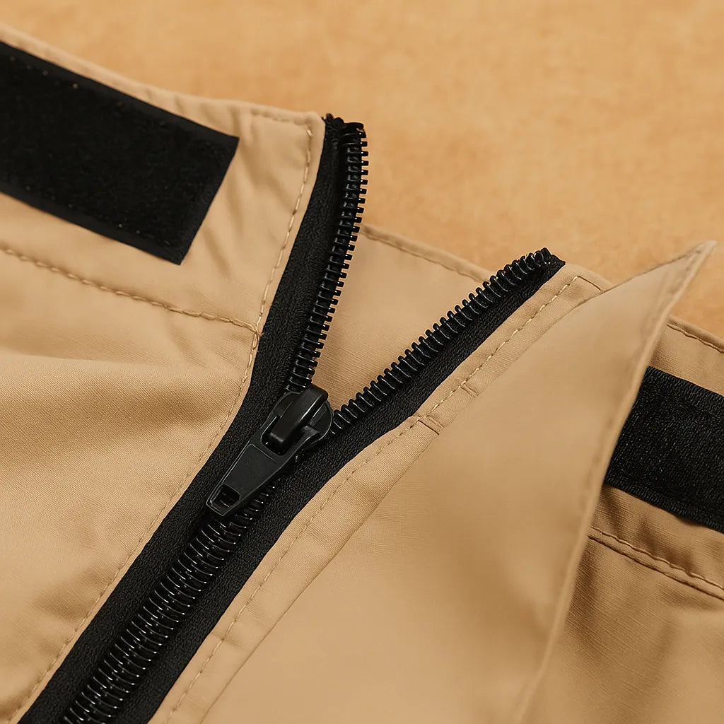 Hunde regenmantel mit Beinen | Wasserdicht &amp; reflektierend