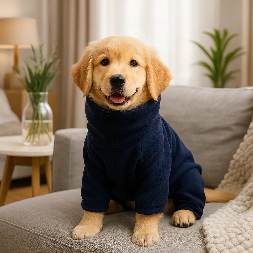 Warmer Hundepullover | Kuscheliger Hundepulli mit Rollkragen